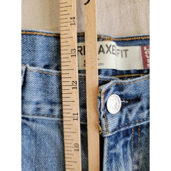 Levis 550 Mens Jeans 34x33 Relaxed Cotton Blue Mid Rise Tapered VTG 90s Y2K - Picture 9 of 16